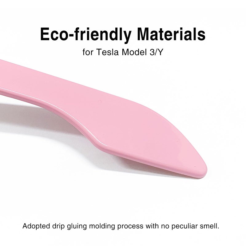 Tesheer for Tesla Pink Door Handle Sticker Anti Scratch for Tesla Car Door Handle Wrap 4PCS Door Handle Protective for Pink Tesla Model 3/Y Accessories (Pink) - Image 5